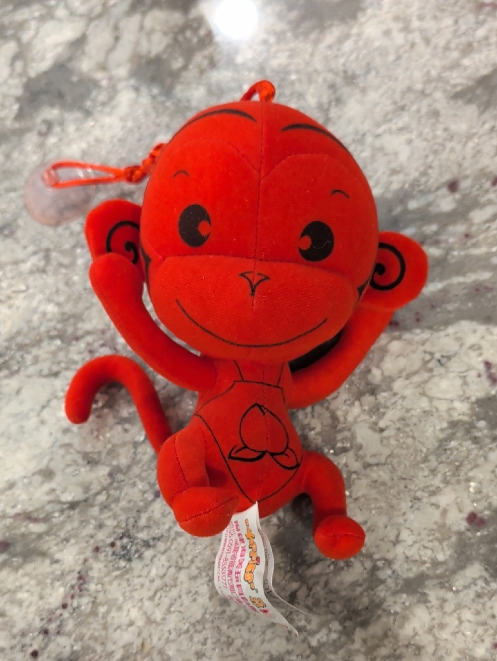 FREE Yappies Chinese Plush Red Good Luck Monkey